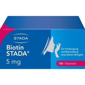 BIOTIN STADA 5 mg Tabletten Produktbild