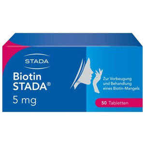 BIOTIN STADA 5 mg Tabletten Produktbild