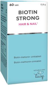 Biotin Strong Hair & Nail 60 tabletter produkt bild
