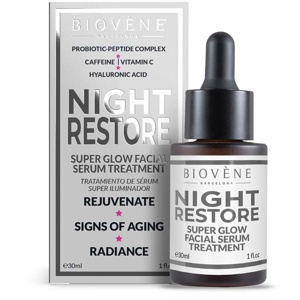 Biovène Star Collection Night Restore Super Glow Facial Serum Treatment 30 ml Produktbild