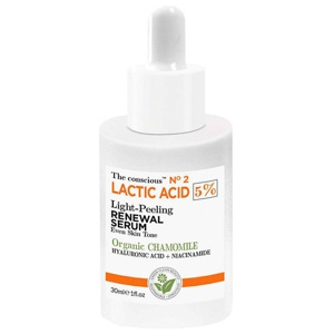 Biovène The conscious Lactic Acid Light Peeling Renewal Serum Organic Chamomile 30 ml produktbilde