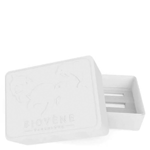 Biovène Universal Bamboo In-Shower Case for Storage & Travel Cloud White produktbilde