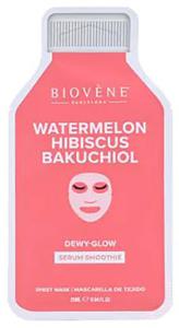 Biovène WATERMELON + BAKUCHIOL DEWY-GLOW! Smoothie Serum Sheet Mask with age-defying Bakuchiol, Watermelon & Hibiscus 25 ml produkt bild
