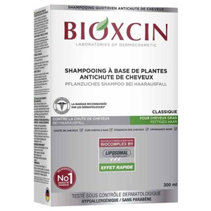 BIOXCIN Shampoo gegen Haarausfall für Fettiges Haar 300 ml Shampoo Produktbild