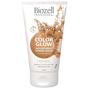 Biozell Color Glow Nourishing Toning Mask Caramel 150 ml produkt bild