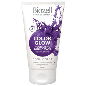 Biozell Color Glow Nourishing Toning Mask Cool Violet 150 ml produkt bild