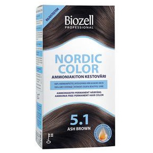 Biozell Professional Nordic Color Ash Brown 5.1 - 2 x 60 ml. produktbillede