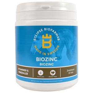 Zinktillskott Eclipse Biofarmab Biozinc 400 g produkt bild
