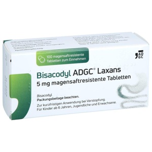 BISACODYL ADGC Laxans 5 mg magensaftres.Tabletten Produktbild