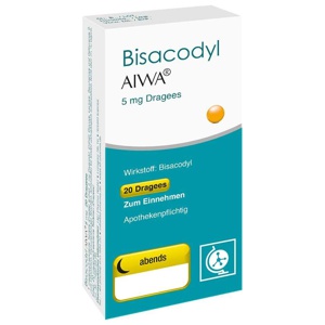Bisacodyl AIWA 5 Mg 20 St Tabletten magensaftresistent Produktbild