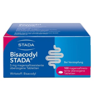 BISACODYL STADA 5 mg magensaftres.überzog.Tabl. Produktbild