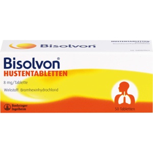 BISOLVON Hustentabletten 8 mg Produktbild