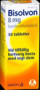 Bisolvon, tablett 8 mg 50 st produkt bild