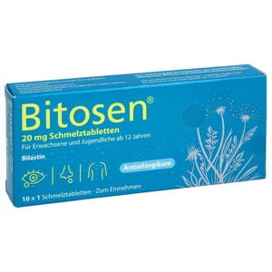 BITOSEN 20 mg Schmelztabletten Produktbild