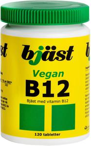 Bjäst B12 Vegan Kosttillskott B12 120t produkt bild