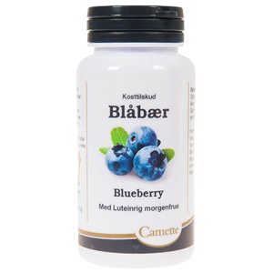 Blåbær - 120 tabletter produktbillede