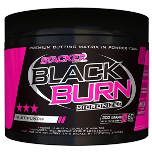 Black Burn Micronized Fettförbrännare Fruit Punch 300 g produkt bild