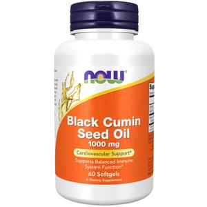 Black Cumin Seed Oil 1000 mg 60 softgels NOW produkt bild