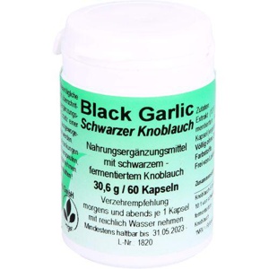 BLACK GARLIC schwarzer Knoblauch Kapseln Produktbild