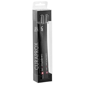 BLACK IS WHITE Zahnbürsten Set black/black Produktbild