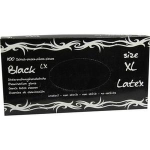 BLACK LX PF Unt.Handsch.unsteril Latex Gr.XL Produktbild