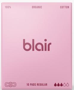 Blair Organic Cotton Day Pads 10 st produkt bild