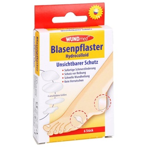 BLASENPFLASTER hydrocolloid 4 Größen transparent Produktbild