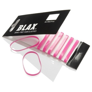 Blax hårstrikk rosa 4 mm 8 stk produktbilde