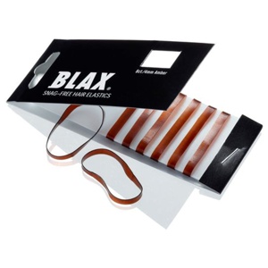 Blax Snag-Free Hair Elastics Amber 8-pack produktbilde
