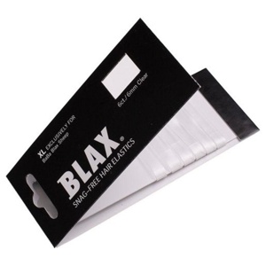 Blax Snag-Free Hair Elastic XL Clear 6 st produkt bild