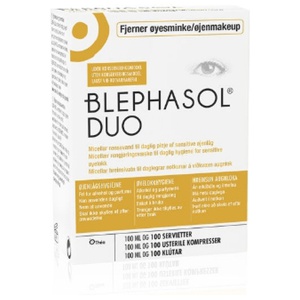 Blephaclean Blephasol Duo 100 ml med 100 servietter produktbilde