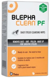 Blephaclean Sterile Eyelid Cleansing Wipes Pack of 20 product image