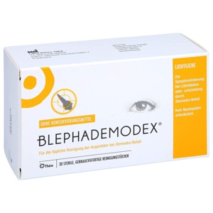 BLEPHADEMODEX sterile Reinigungstücher Produktbild