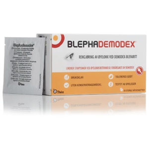 Blephademodex sterile våtservietter 30 stk produktbilde
