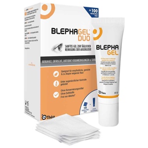 Blephagel Duo 30 g + Pads, 1 P Kombipackung Produktbild