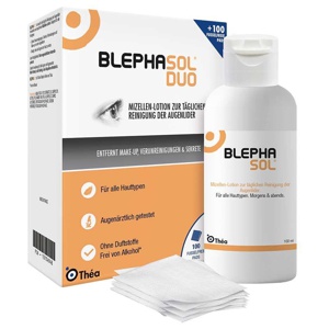 BLEPHASOL Duo 100 ml Lotion+100 Reinigungspads Produktbild