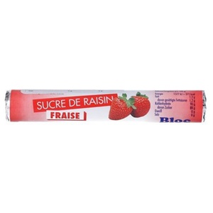 Bloc Druesukker Jordbær 18 stk produktbillede