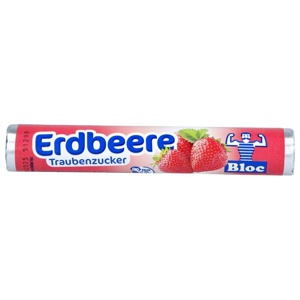 BLOC Traubenzucker Erdbeere Rolle Produktbild