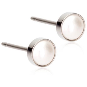 Blomdahl ST Bezel Pearl 5 mm White produkt bild