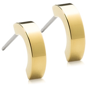 Blomdahl Örhänge GT Pendant Plain Curved 10 mm produkt bild