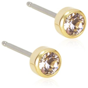 Blomdahl GT Bezel 4 mm Crystal 1 par produkt bild