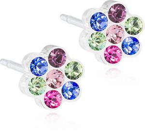 Blomdahl Medical Plastic Daisy 5mm Fantasy Örhängen 1 par produkt bild