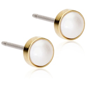 Blomdahl GT Bezel Pearl 5 mm White produkt bild