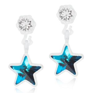 Blomdahl Örhängen Pendant Star Crystal/Aquamarine produkt bild