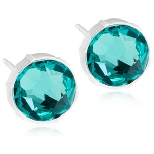 Blomdahl MP 6 mm Turquoise 1 par produkt bild