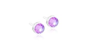 Blomdahl MP Bezel 6 mm Lilac shimmer, 1 par produkt bild