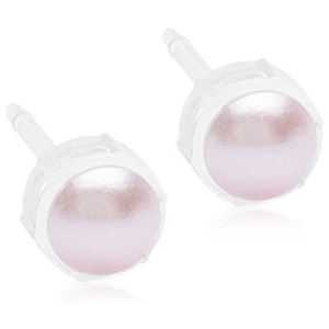 Blomdahl MP Bezel Pearl 6 mm Light rose produkt bild