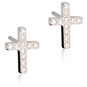 Blomdahl NT Brilliance Cross 8 mm, Crystal produkt bild