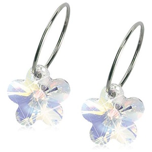 Blomdahl NT Flower 12 mm Rainbow, 1 par produkt bild