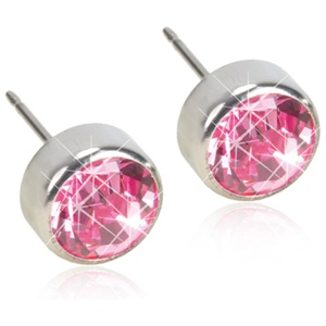 Blomdahl Örhängen Bezel Light Rose 5 mm produkt bild